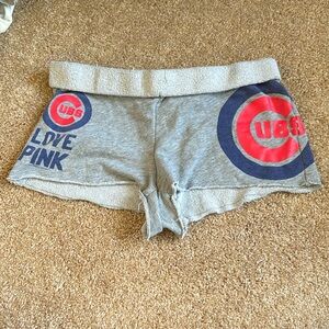 Victoria’s Secret PINK with 5th and Ocean Chicago Cubs shorts, size XS